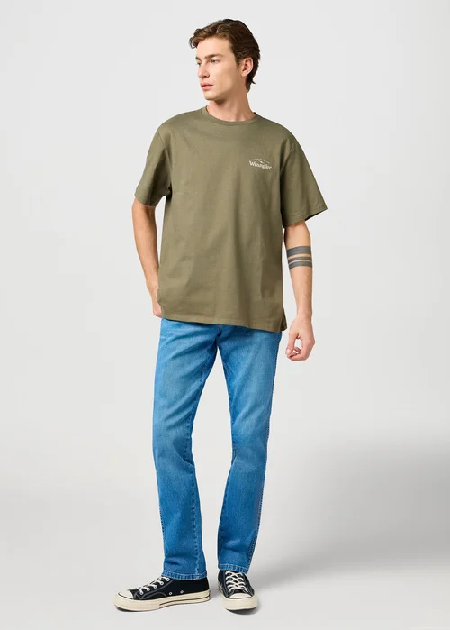 Wrangler Graphic Tee Dusty Olive - 112362368