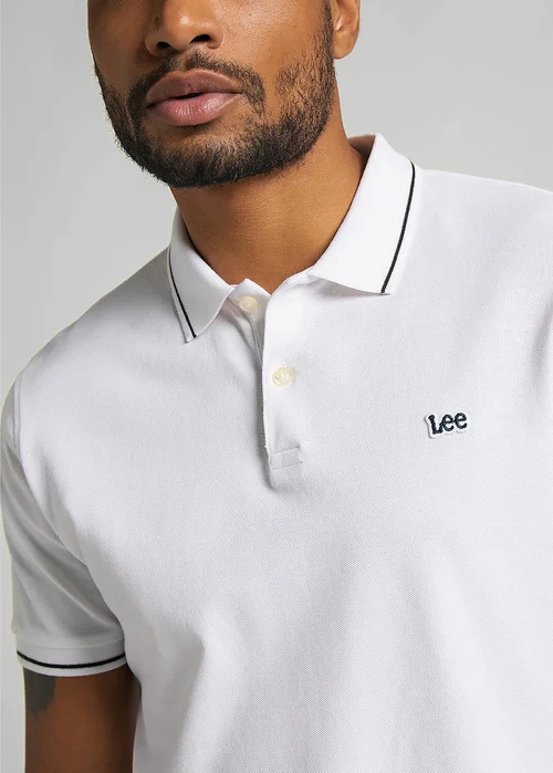 Lee Pique Polo Bright White - 12113712