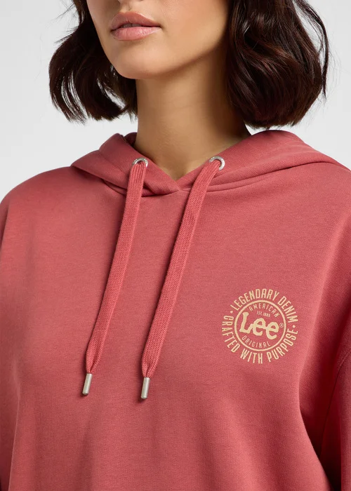 Lee Small Logo Hoodie Cinammon - 112363496