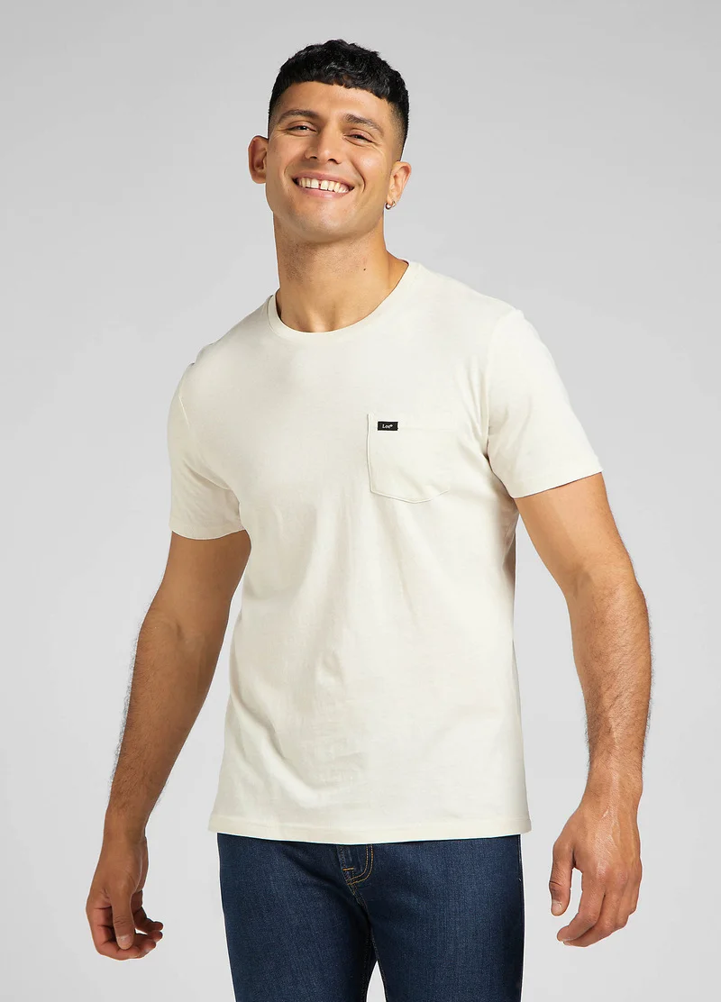 Lee Pocket Tee Ecru - L63JFQNQ