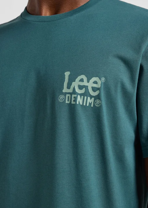 Lee Subtle Logo Tee Evergreen - 112365457