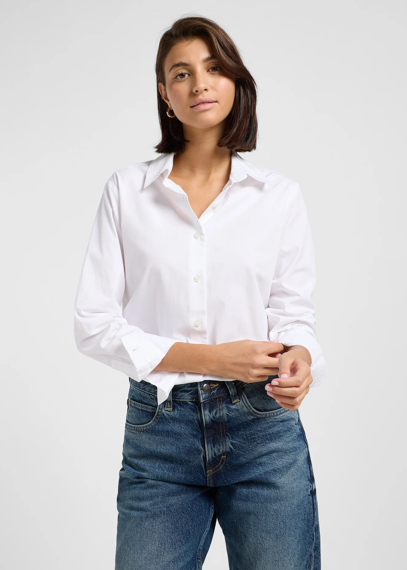 Lee Pocketless Shirt Bright White - 112363427