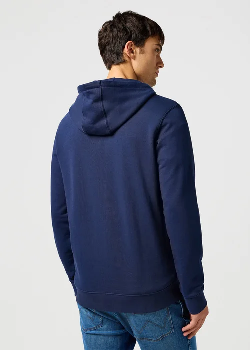 Wrangler Graphic Zip Hoodie Navy - 112362887