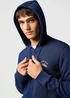 Wrangler Graphic Zip Hoodie Navy