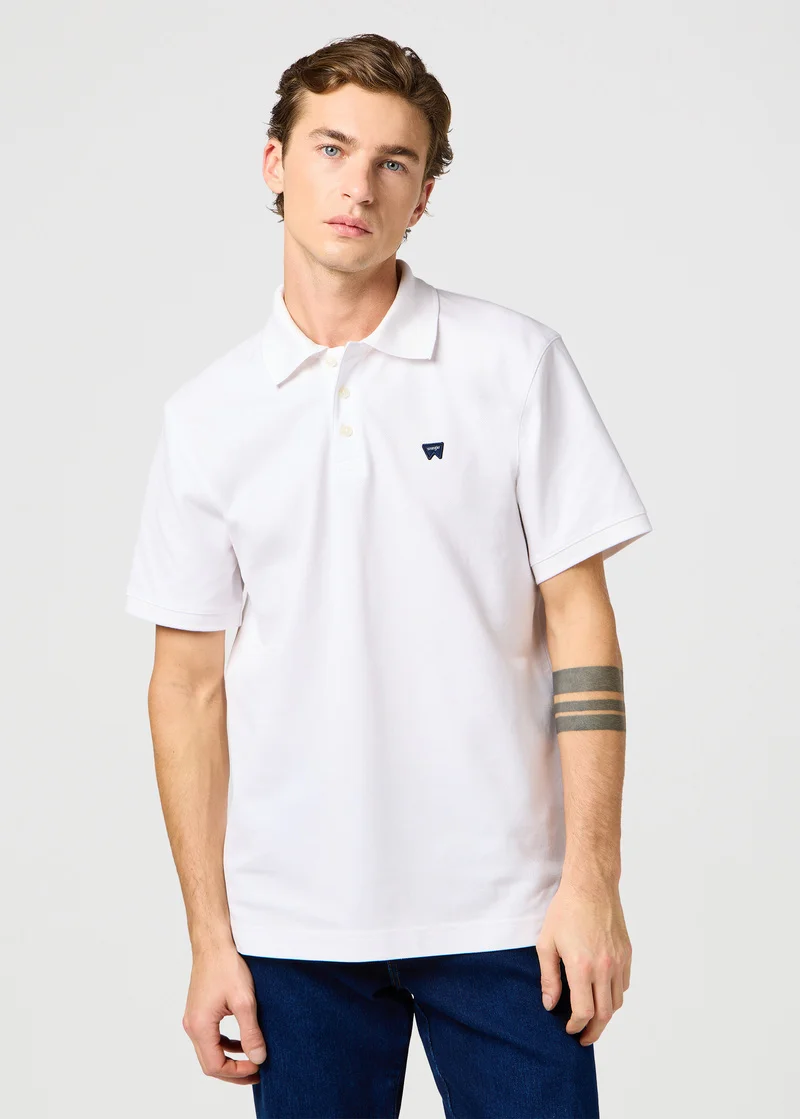 Wrangler Polo Shirt White - 112362386