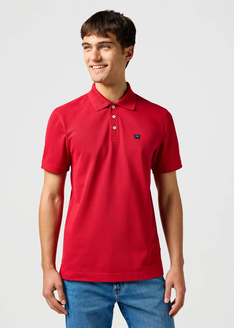 Wrangler Polo Shirt Red