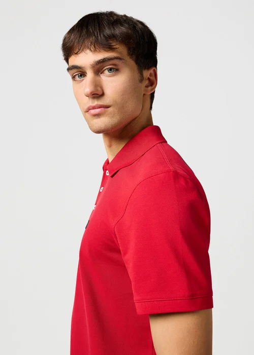 Wrangler Polo Shirt Red