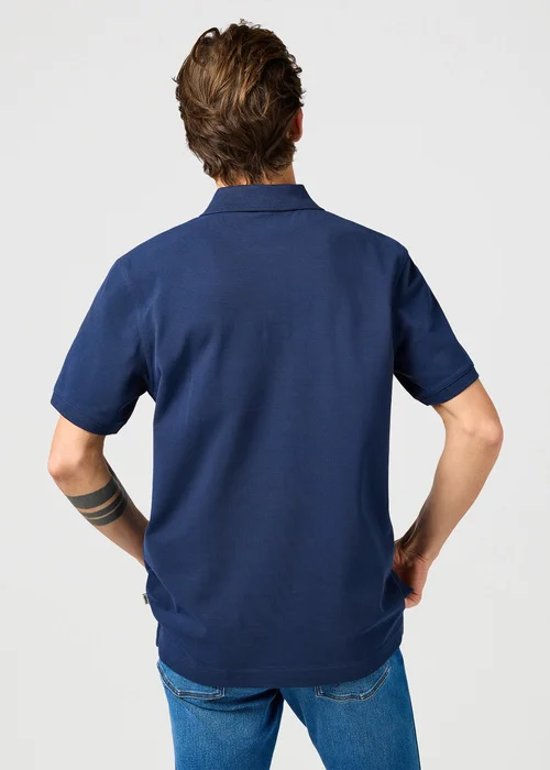 Wrangler Polo Shirt Black Iris