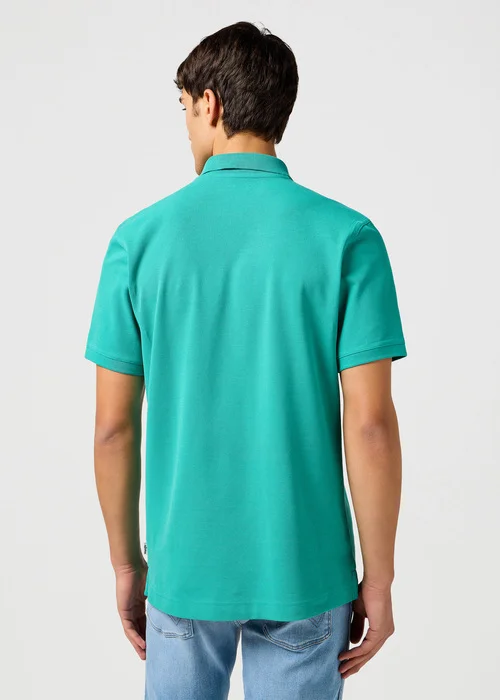 Wrangler Polo Shirt Porcelain Green