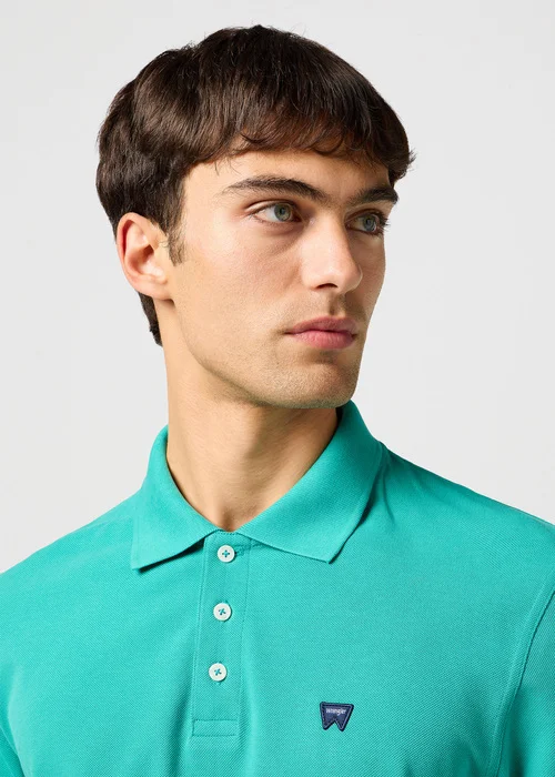 Wrangler Polo Shirt Porcelain Green