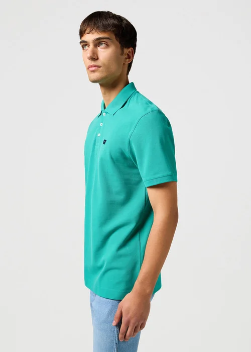 Wrangler Polo Shirt Porcelain Green - 112362390