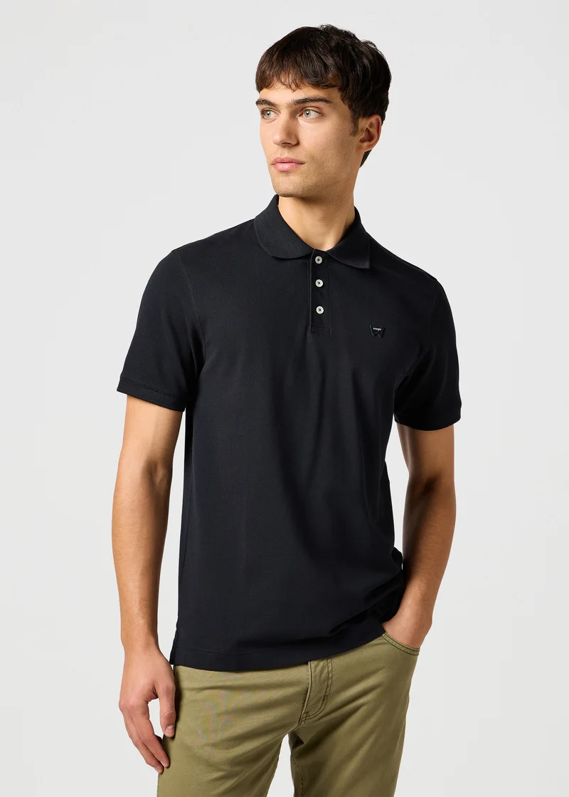 Wrangler Polo Shirt Black - 112365465