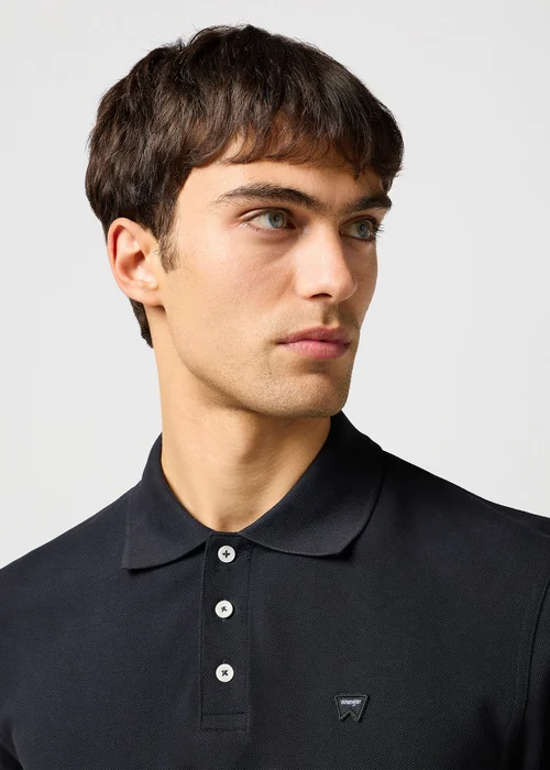 Wrangler Polo Shirt Black - 112365465