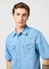 Wrangler Short Sleeve Western Shirt Bright Light - 112362375