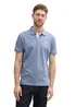 Tom Tailor Basic Polo With Contrast Dove Blue