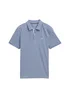 Tom Tailor Basic Polo With Contrast Dove Blue - 1031006-37533