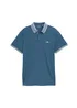 Tom Tailor Piqu Polo Shirt With Stretch Mystical Blue