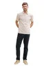 Tom Tailor Piqu Polo Shirt With Stretch Light Cashew Beige Two Tone - 1045629-38207