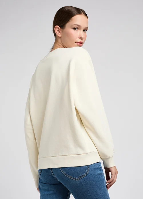 Lee Logo Sweatshirt Ecru