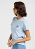 Lee Small Logo Tee Shy Blue