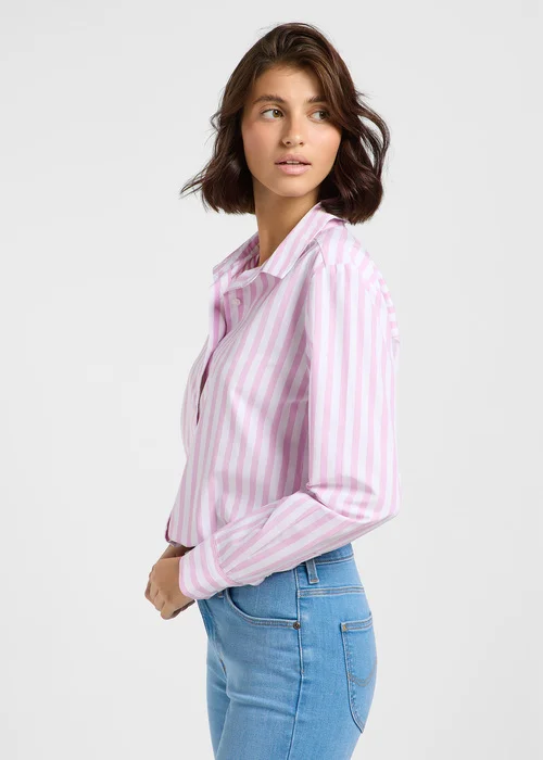 Lee Pocketless Shirt Happy Stripe - 112363428