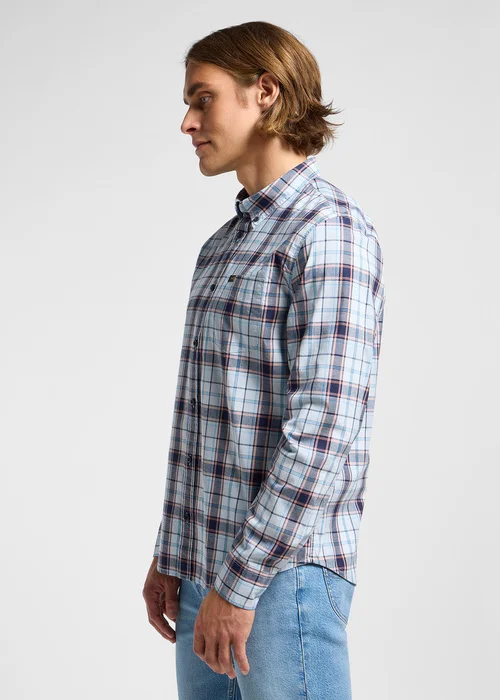 Lee Button Down Aurora Sepia Plaid - 112363687