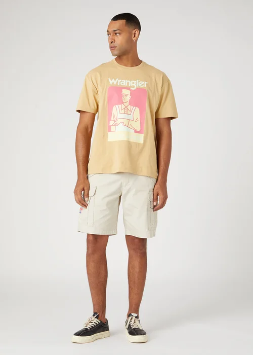 Wrangler Casey Cargo Shorts Peyote Beige