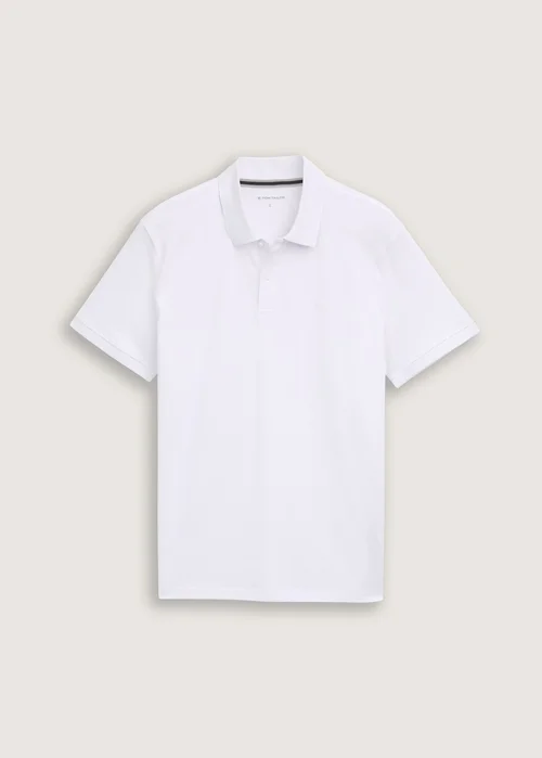 Tom Tailor Basic Polo With Contrast Lucid White - 1031006-28847