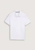 Tom Tailor Basic Polo With Contrast Lucid White - 1031006-28847