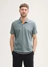 Tom Tailor Basic Polo With Contrast Trooper Green