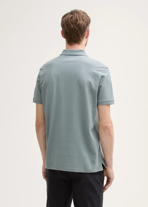 Tom Tailor Basic Polo With Contrast Trooper Green
