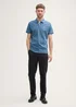 Tom Tailor Basic Polo With Contrast Mystical Blue - 1031006-36985