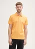 Tom Tailor Basic Polo With Contrast Peachy Orange