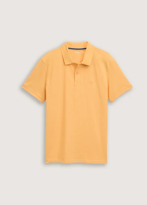 Tom Tailor Basic Polo With Contrast Peachy Orange - 1031006-37103