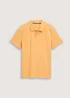 Tom Tailor Basic Polo With Contrast Peachy Orange