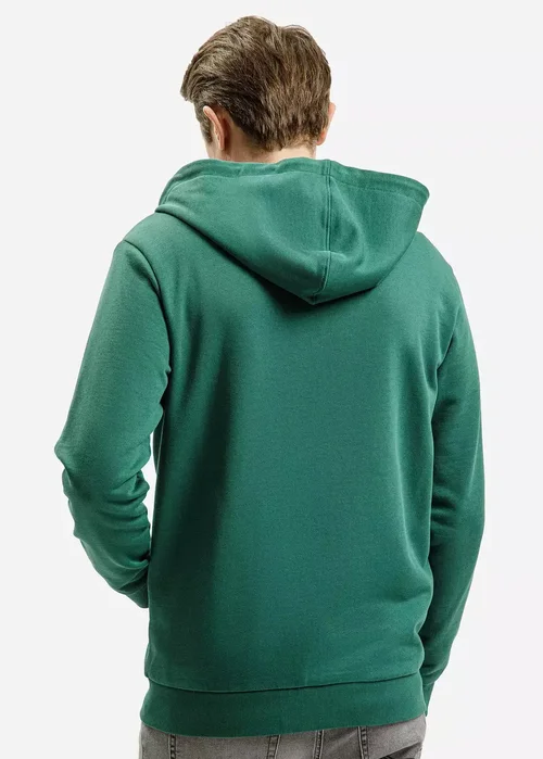 Cross Jeans Zip Hoodie Sweatshirt Emerald 479 - 25503-479