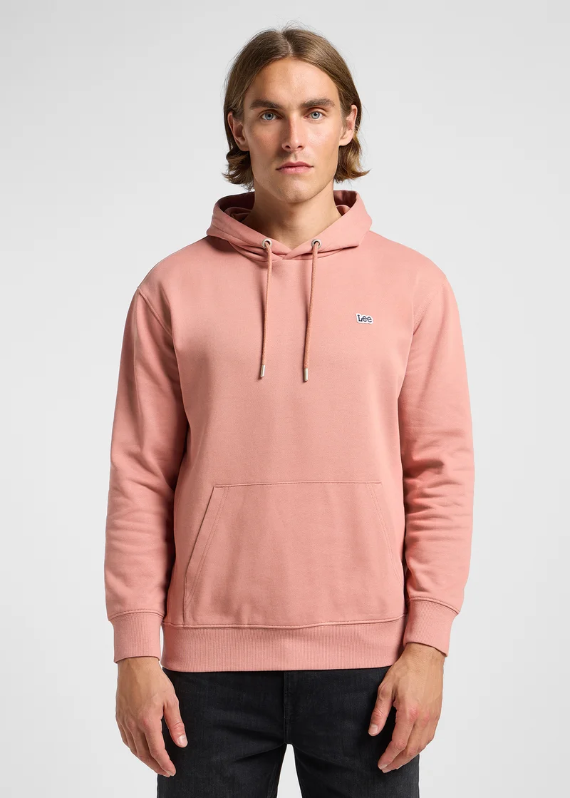 Lee Plain Hoodie Sepia