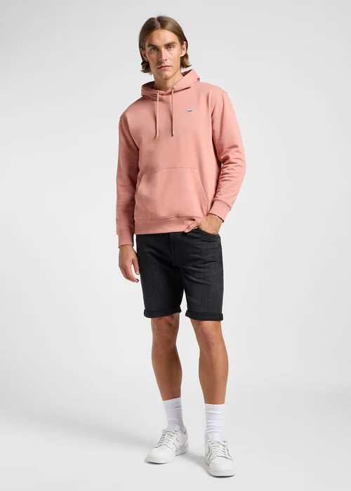 Lee Plain Hoodie Sepia