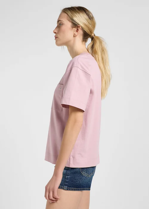 Lee Pocket Tee Soft Mauve - 112363619