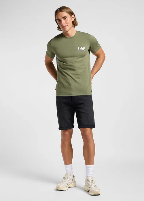 Lee Medium Wobbly Lee Tee Olive Grove