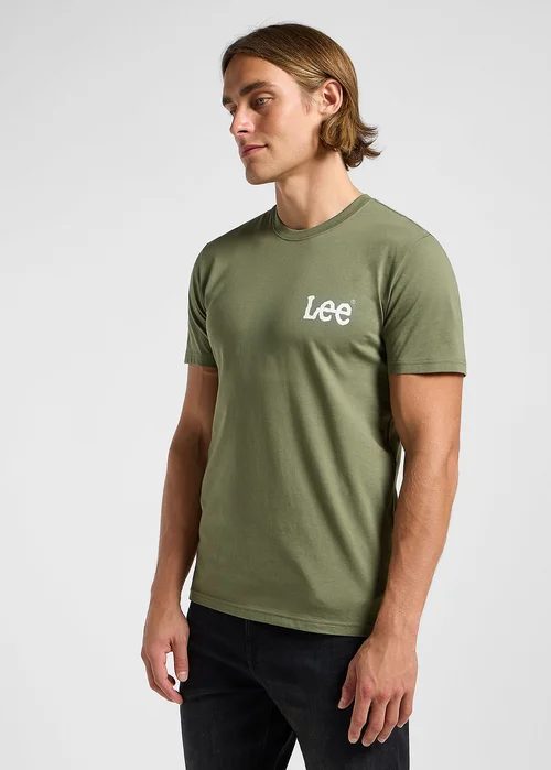 Lee Medium Wobbly Lee Tee Olive Grove - 112364537