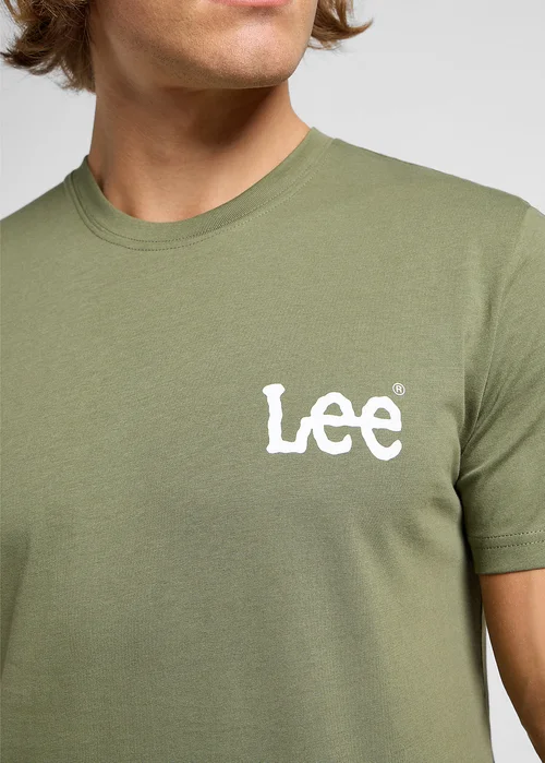 Lee Medium Wobbly Lee Tee Olive Grove