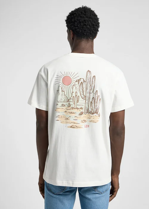 Lee Relaxed Graphic Tee Ecru