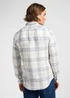 Lee Leesure Shirt Shy Blue Check - 112363901