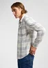 Lee Leesure Shirt Shy Blue Check - 112363901