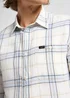 Lee Leesure Shirt Shy Blue Check - 112363901