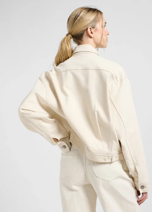 Lee Drop Shoulder Rider Jacket Ecru