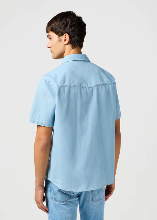 Wrangler Short Sleeve Western Shirt Superfade