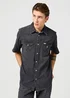 Wrangler Short Sleeve Western Shirt Enchanted Black