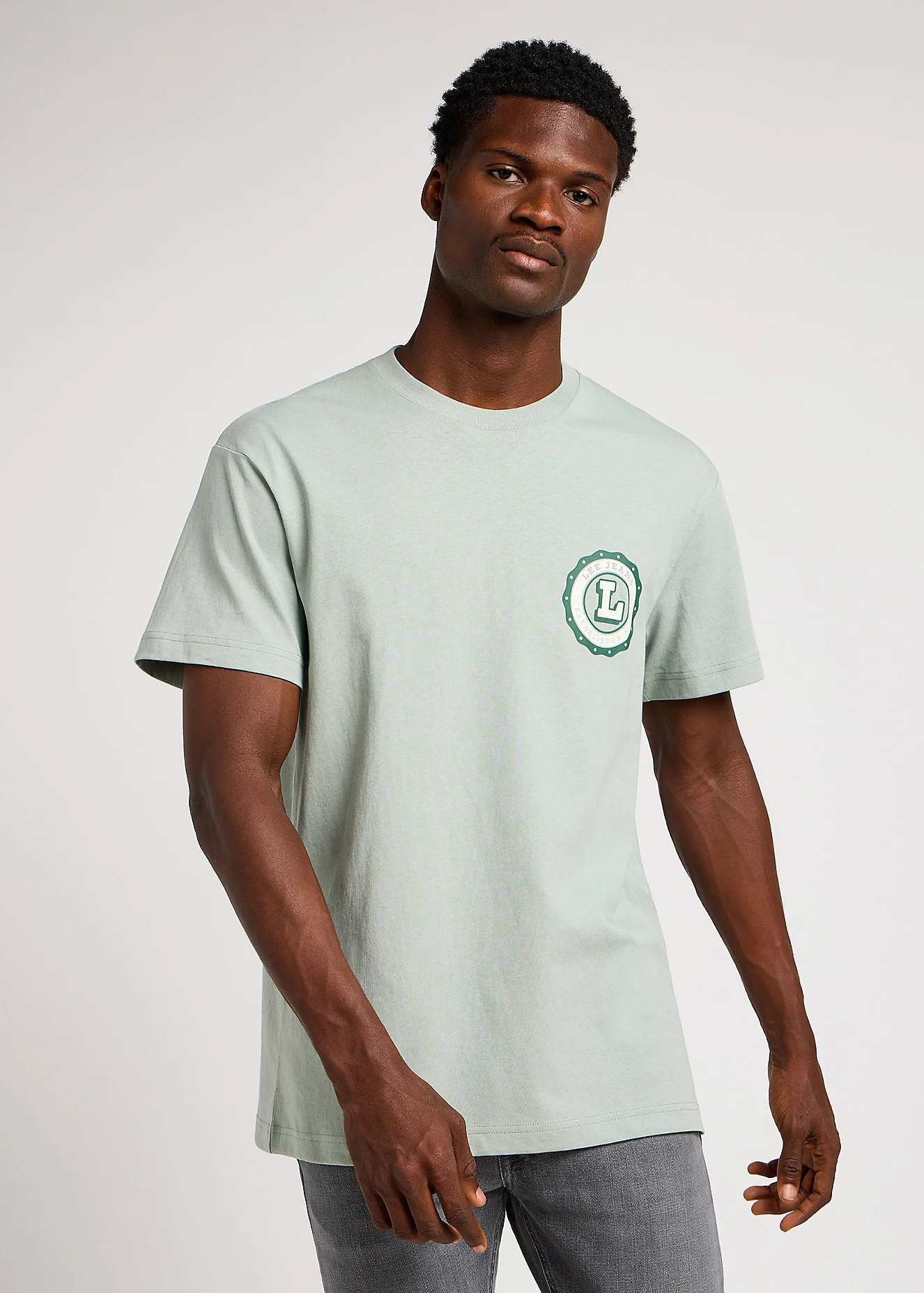 Lee Varsity Tee Intuition Green - 112349086